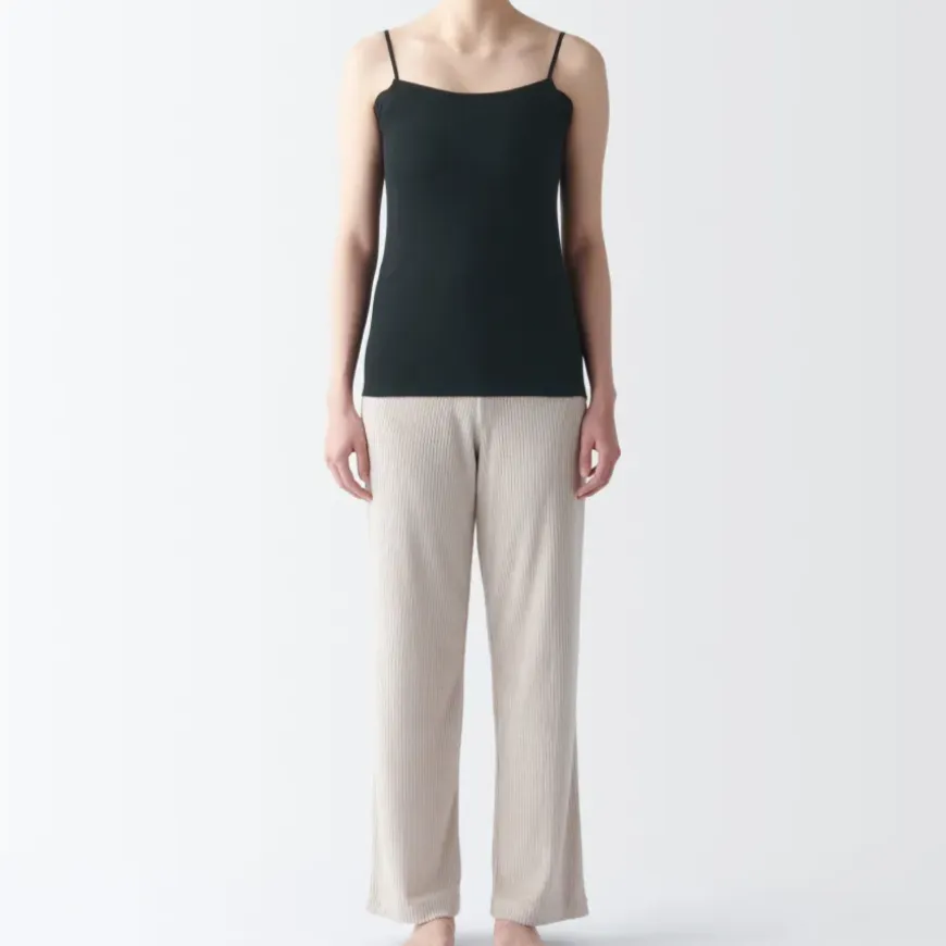 Women's Moisture Wicking Cotton Camisole with Sweat Pads