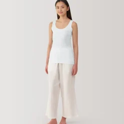 Women's Moisture-Wicking Cotton Tank Top with Sweat Pads