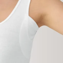 Women's Moisture-Wicking Cotton Tank Top with Sweat Pads