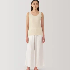 Women's Moisture-Wicking Cotton Tank Top with Sweat Pads