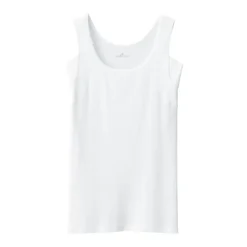 Women's Moisture-Wicking Cotton Tank Top with Sweat Pads