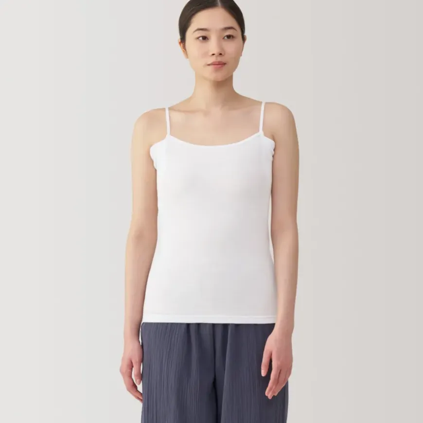 Women's Moisture-Wicking Cotton Camisole with Sweat Pads