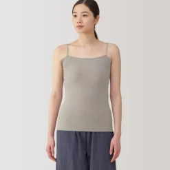 Women's Moisture-Wicking Cotton Camisole with Sweat Pads