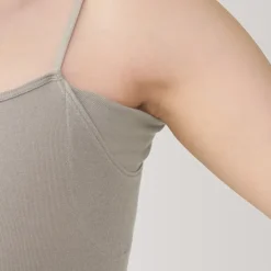 Women's Moisture-Wicking Cotton Camisole with Sweat Pads