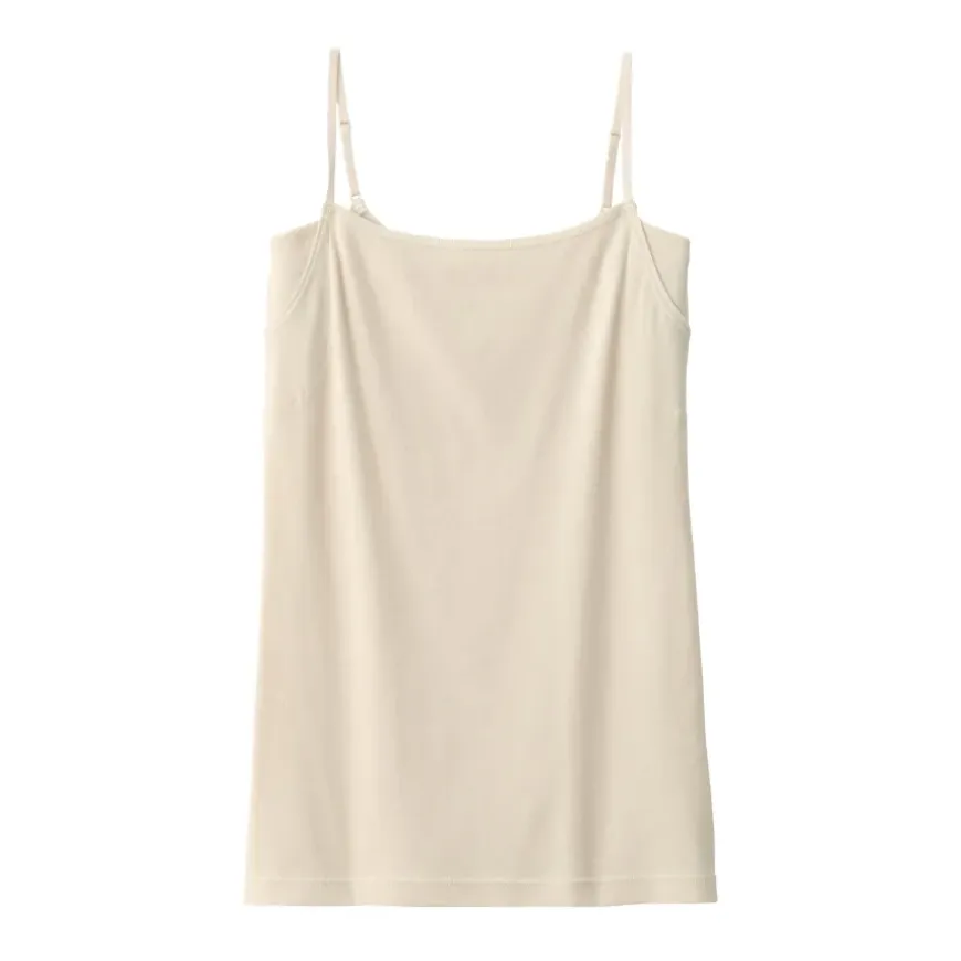 Women's Moisture-Wicking Cotton Camisole with Sweat Pads