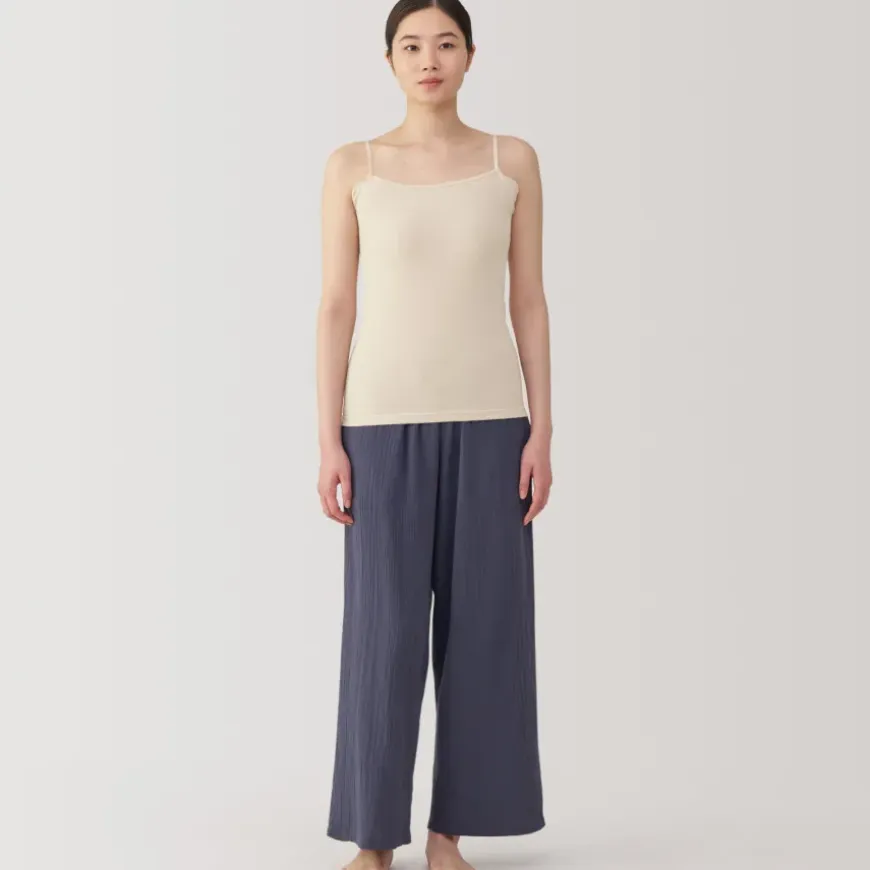 Women's Moisture-Wicking Cotton Camisole with Sweat Pads