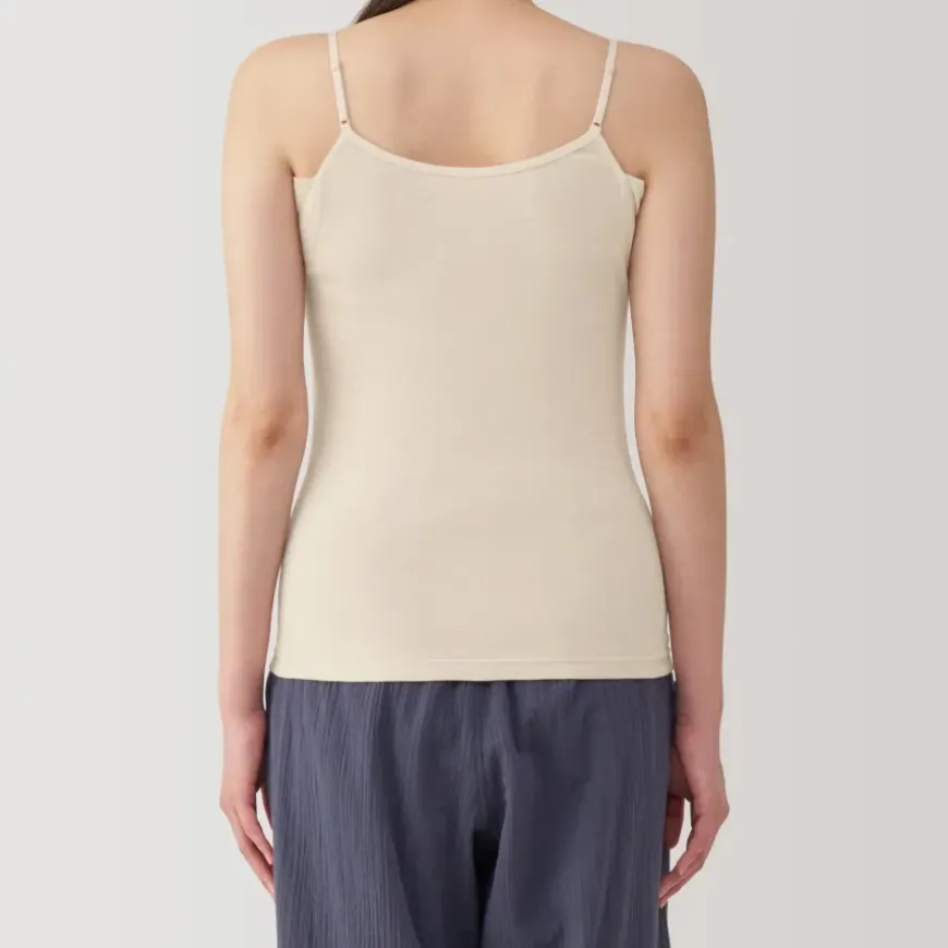 Women's Moisture-Wicking Cotton Camisole with Sweat Pads