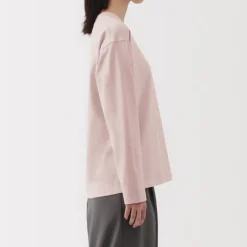 Women's 2-Ply Jersey Crew Neck Long Sleeve T-Shirt