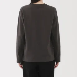 Women's 2-Ply Jersey Crew Neck Long Sleeve T-Shirt