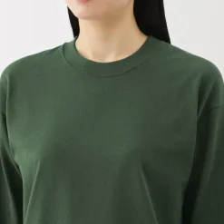 Women's 2-Ply Jersey Crew Neck Long Sleeve T-Shirt