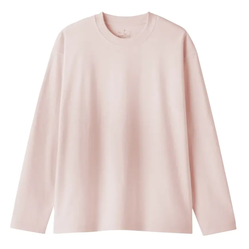 Women's 2-Ply Jersey Crew Neck Long Sleeve T-Shirt