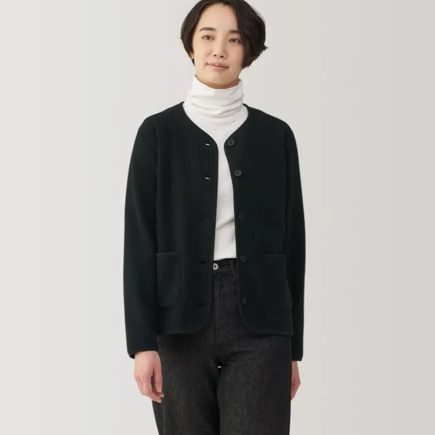 Women's Recyclable Fleece Cardigan