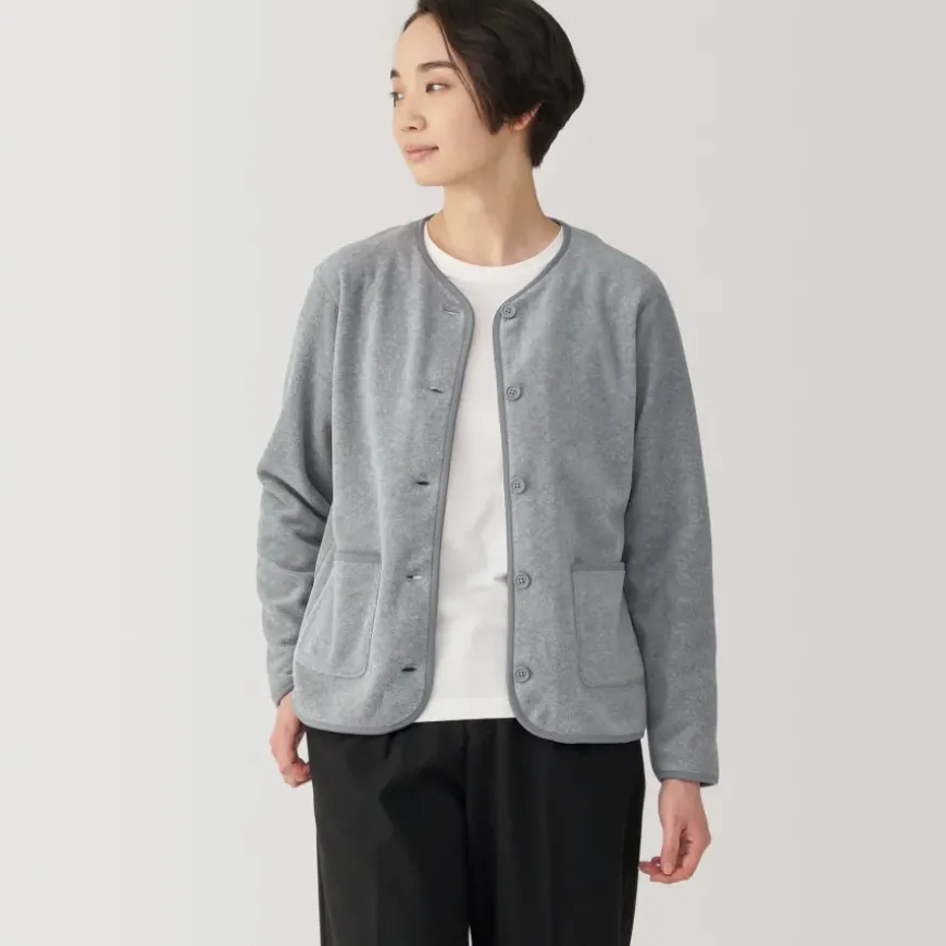 Women's Recyclable Fleece Cardigan