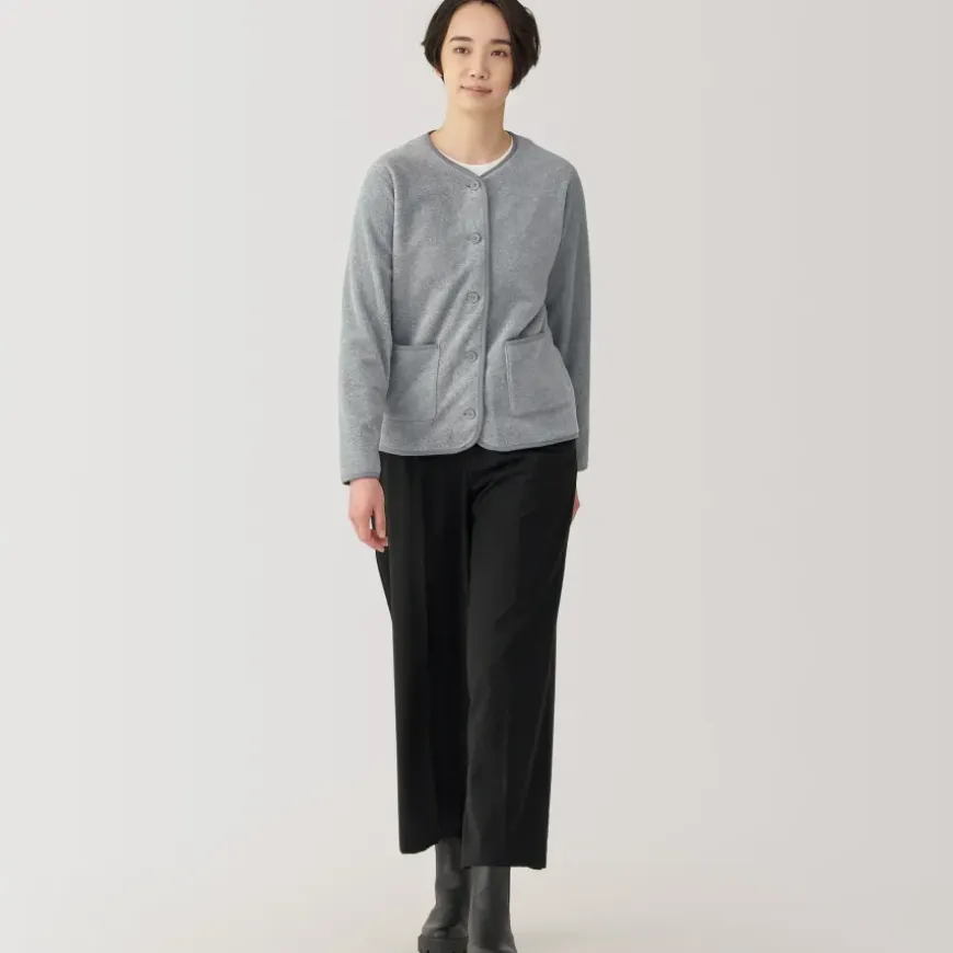 Women's Recyclable Fleece Cardigan