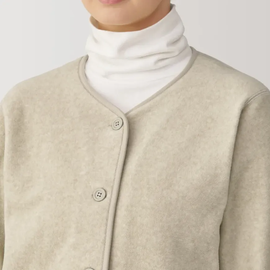 Women's Recyclable Fleece Cardigan