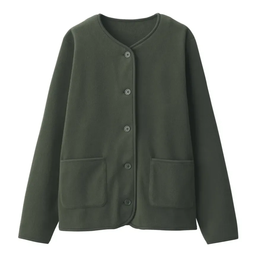 Women's Recyclable Fleece Cardigan
