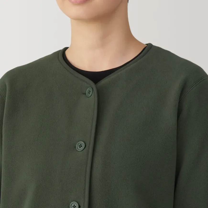 Women's Recyclable Fleece Cardigan