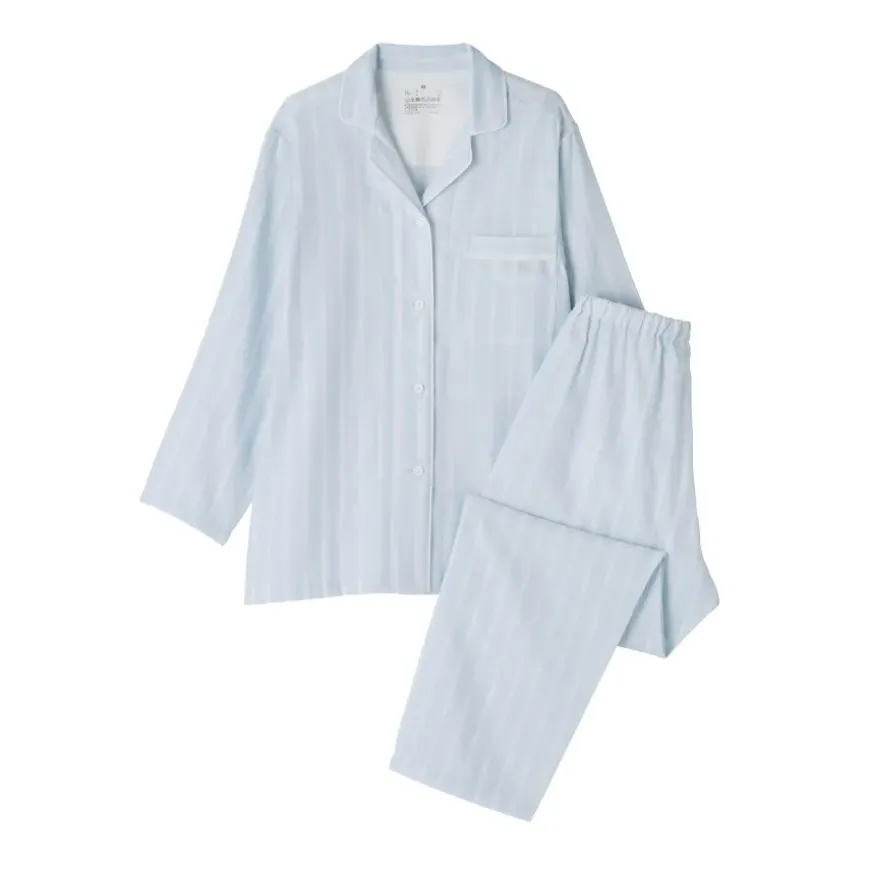 Women's Side Seamless Double Gauze Pajamas