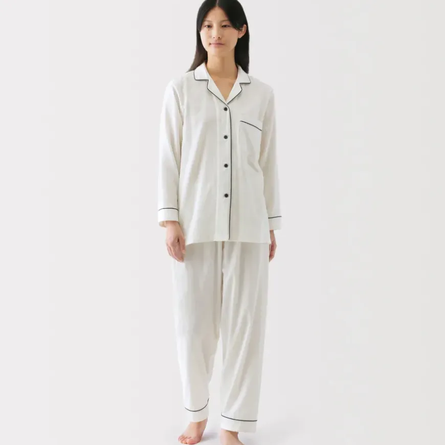 Women's Side Seamless Double Gauze Pajamas