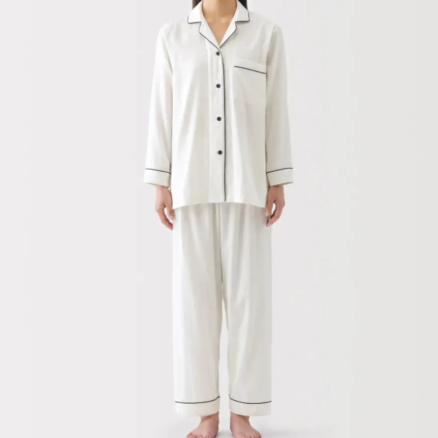 Women's Side Seamless Double Gauze Pajamas