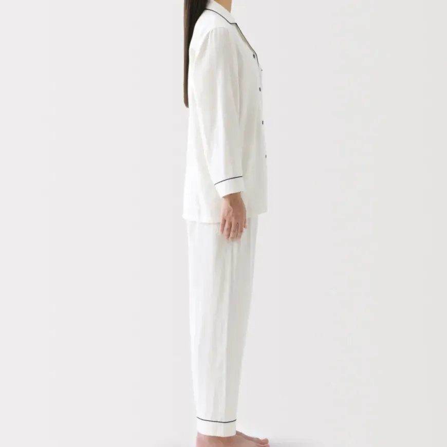 Women's Side Seamless Double Gauze Pajamas