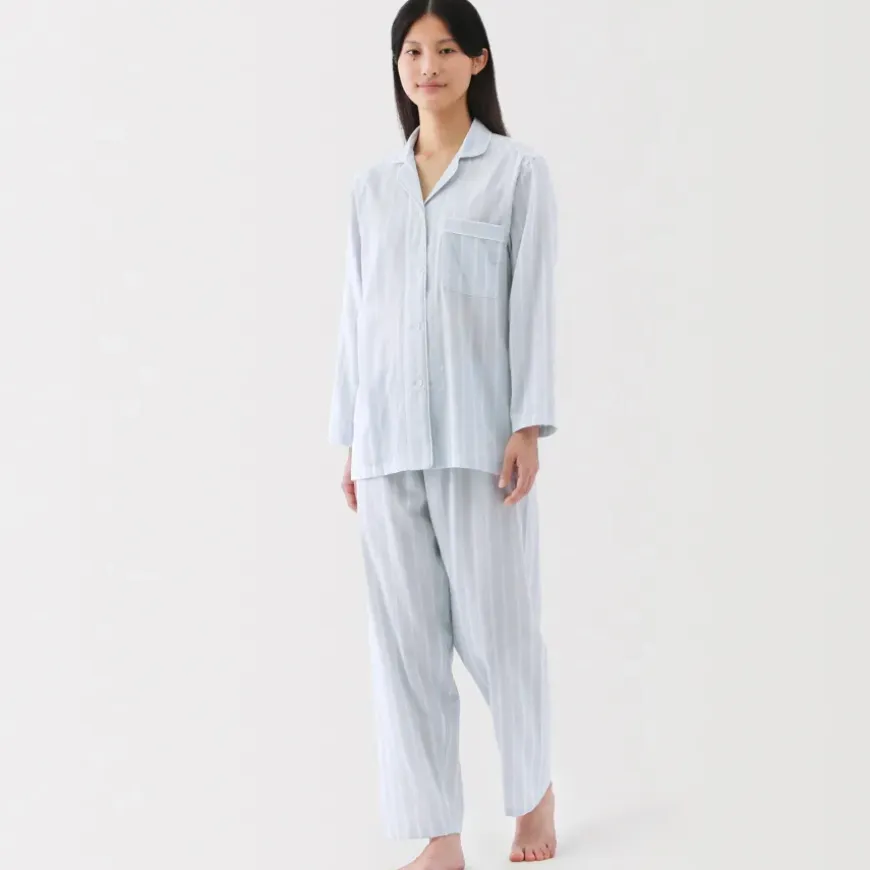 Women's Side Seamless Double Gauze Pajamas