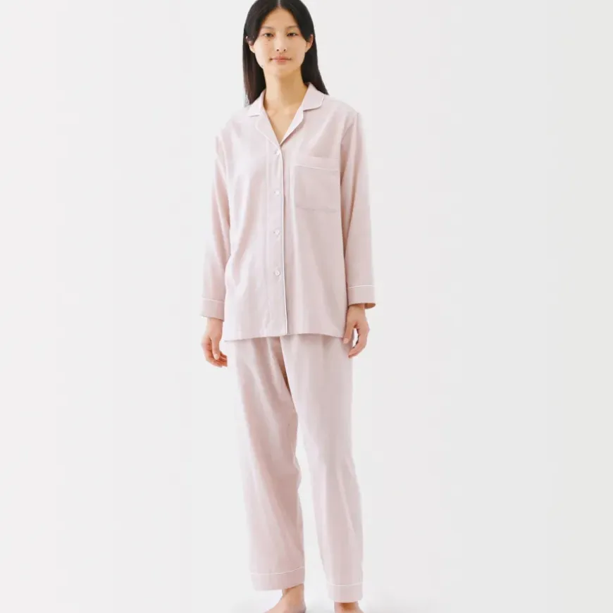 Women's Side Seamless Double Gauze Pajamas