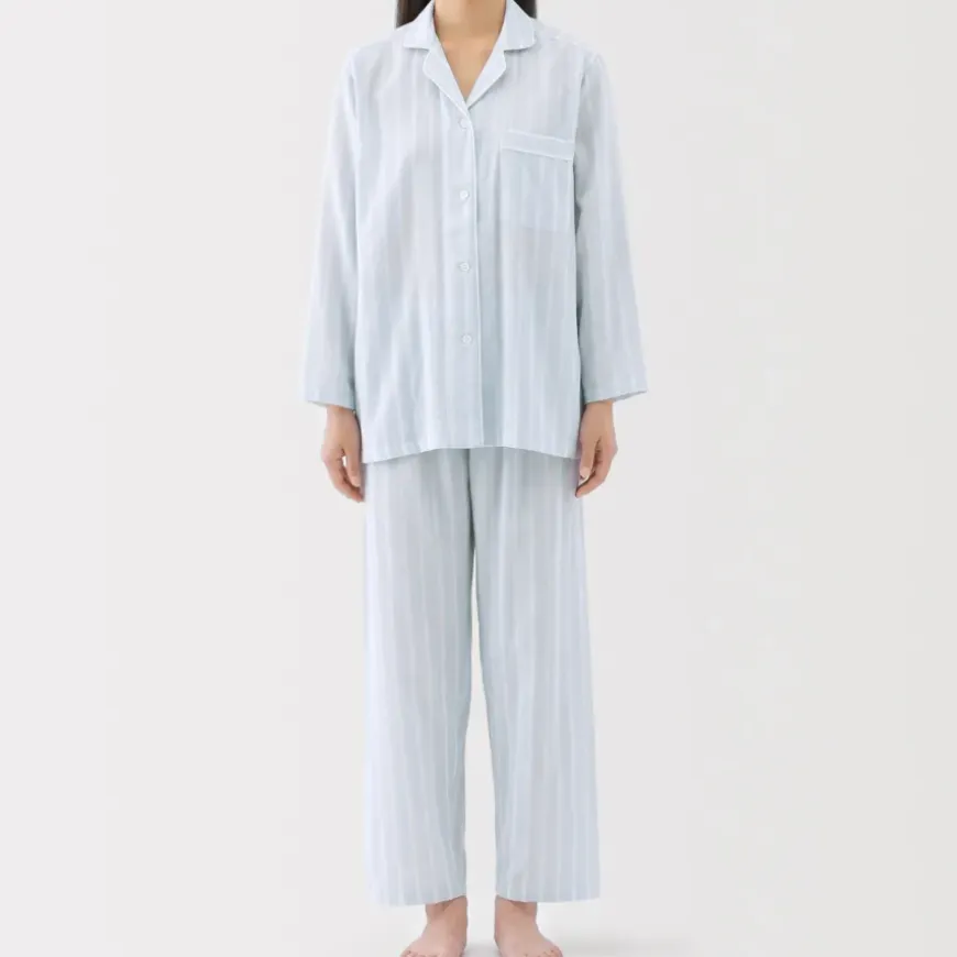 Women's Side Seamless Double Gauze Pajamas