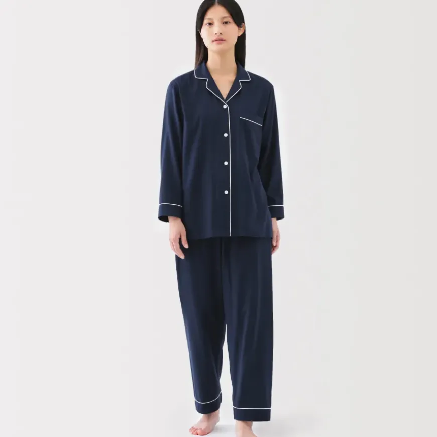 Women's Side Seamless Double Gauze Pajamas
