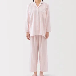 Women's Side Seamless Double Gauze Pajamas