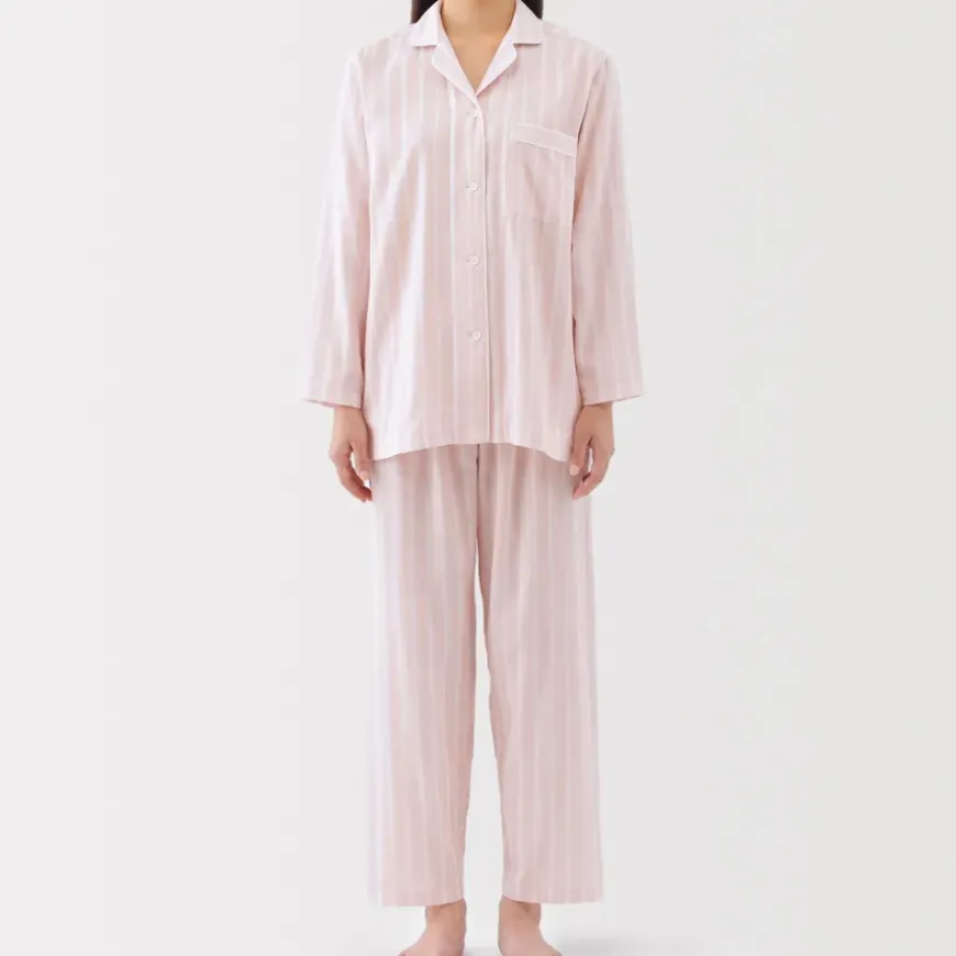 Women's Side Seamless Double Gauze Pajamas