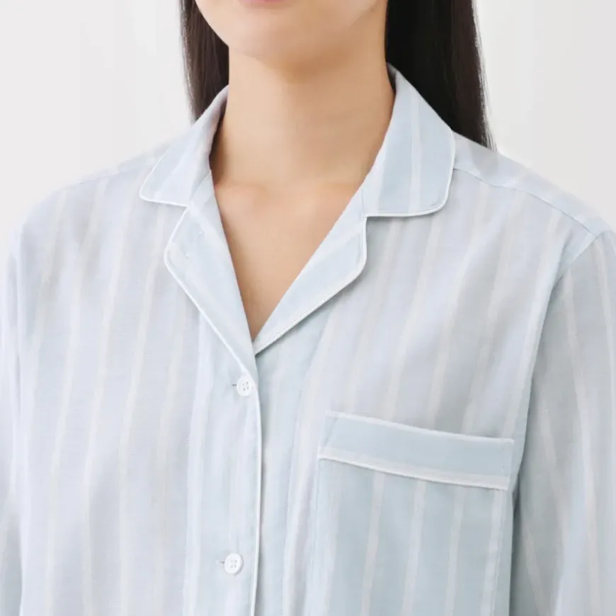 Women's Side Seamless Double Gauze Pajamas