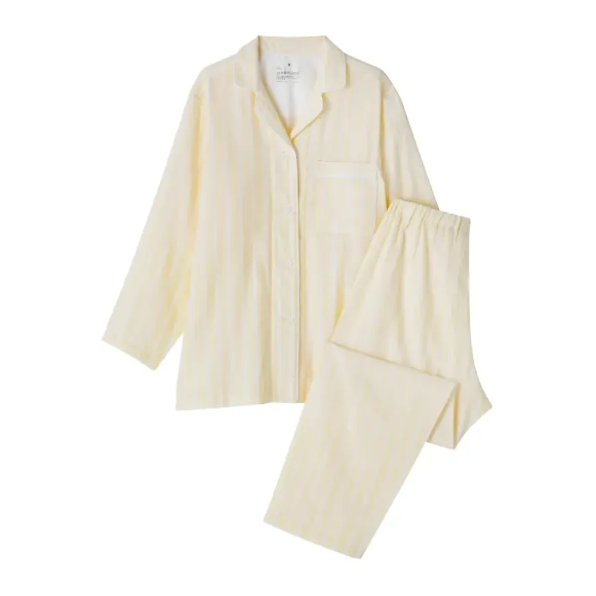 Women's Side Seamless Double Gauze Pajamas
