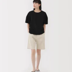 Women's Slub Yarn Chino Darted Shorts