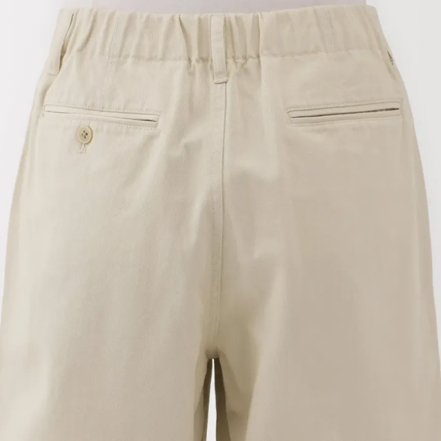 Women's Slub Yarn Chino Darted Shorts