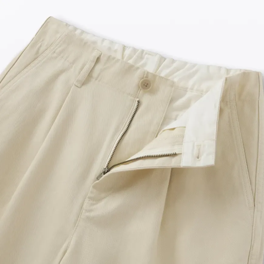 Women's Slub Yarn Chino Darted Shorts