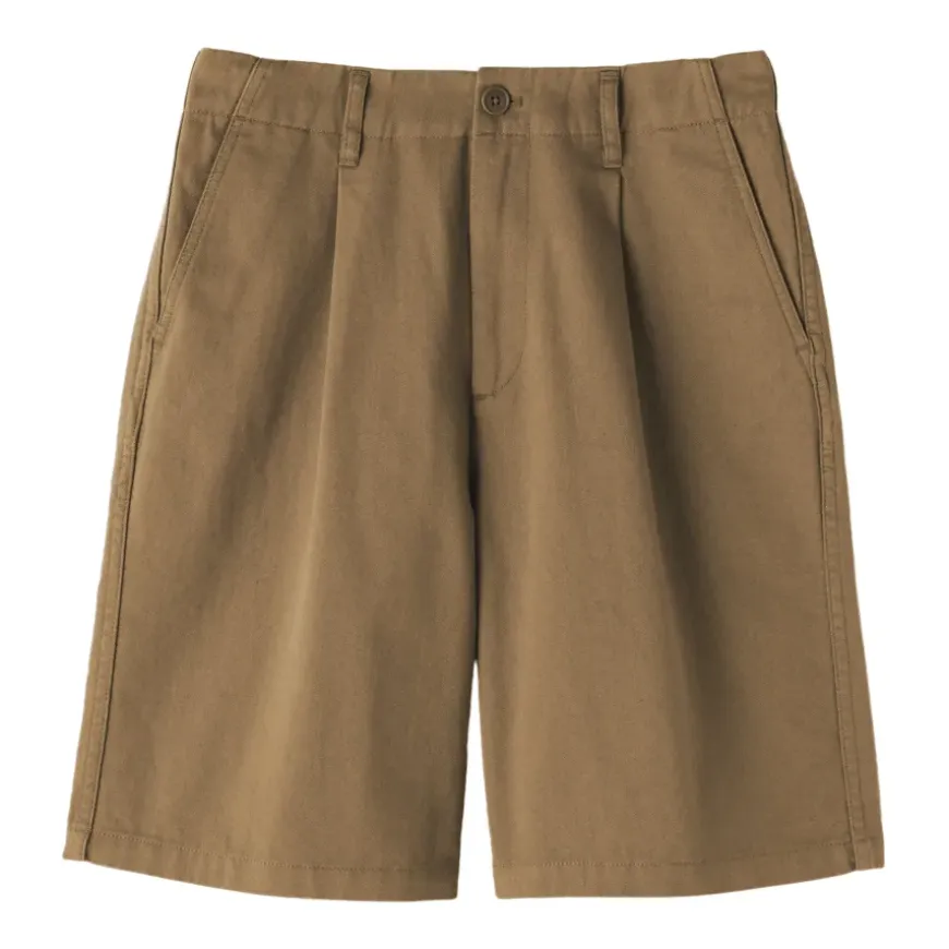 Women's Slub Yarn Chino Darted Shorts