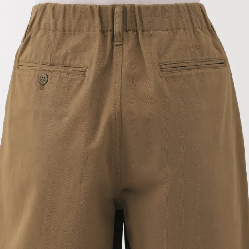 Women's Slub Yarn Chino Darted Shorts