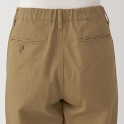 Women's Slub Yarn Chino Darted Wide Pants