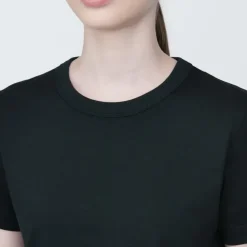 Women's Slub Yarn Crop Short-Sleeve T-Shirt