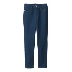 Women's Stretch Denim Slim Pants Blue (L 30inch / 75cm)