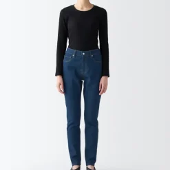 Women's Stretch Denim Slim Pants Blue