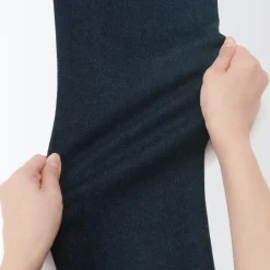 Women's Stretch Denim Slim Pants Dark Navy (L 30inch / 75cm)
