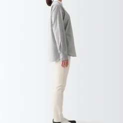 Women's Stretch Denim Slim Pants Natural (L 30inch / 75cm)