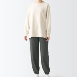 Women's Stretch French Terry Hem Squeezing Pants