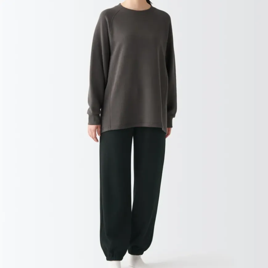 Women's Stretch French Terry Hem Squeezing Pants