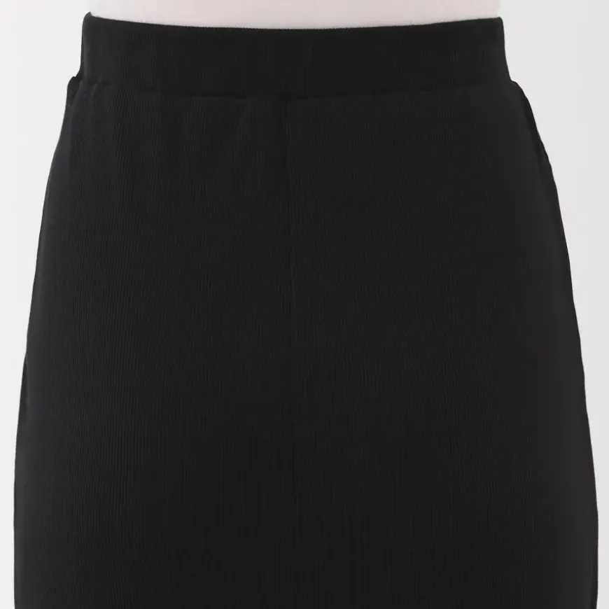 Women's Stretch Ribbed Skirt