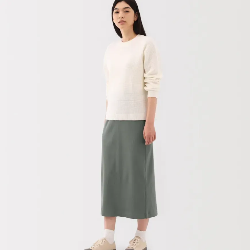 Women's Stretch Ribbed Skirt