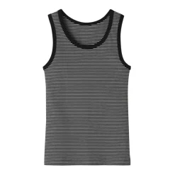 Women's Stretch Ribbed Striped Tank Top