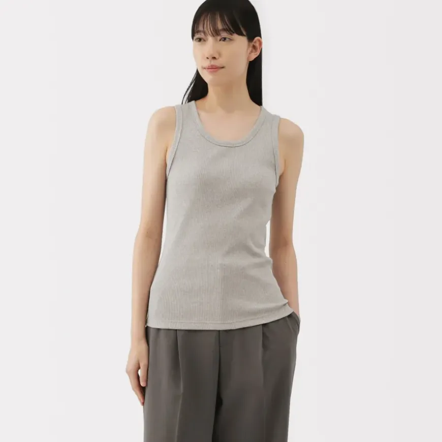 Women's Stretch Ribbed Tank Top